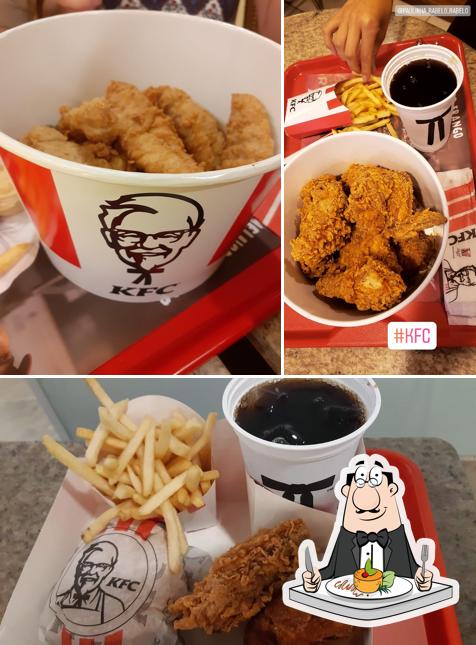 Frango frito em KFC