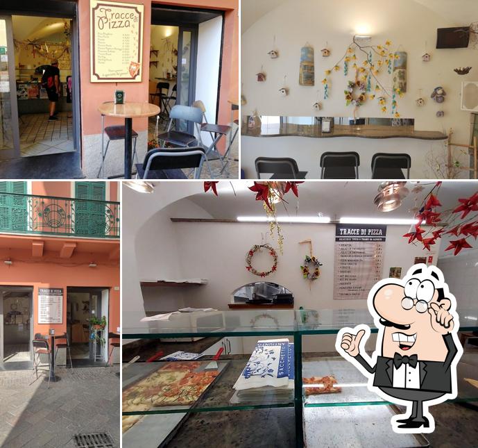 Gli interni di Tracce di Pizza