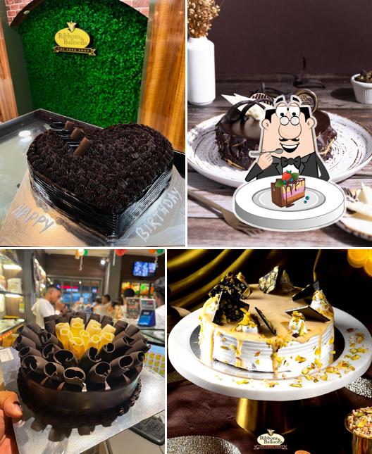 Chocolate cake at Ribbons & Balloons Cake Shop