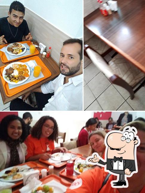 O interior do Sabor Arte