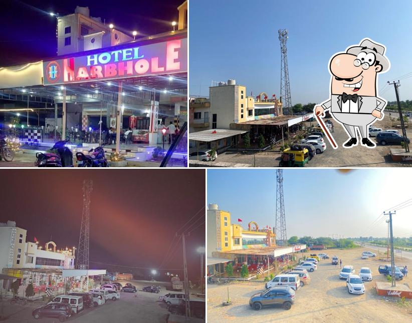 Enjoy the view at the outside area of Hotel Harbhole
