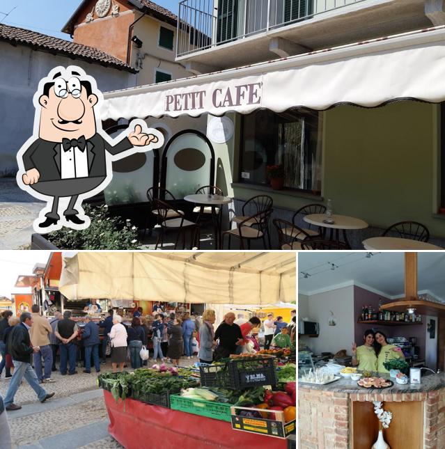 Gli interni di Petit Cafè