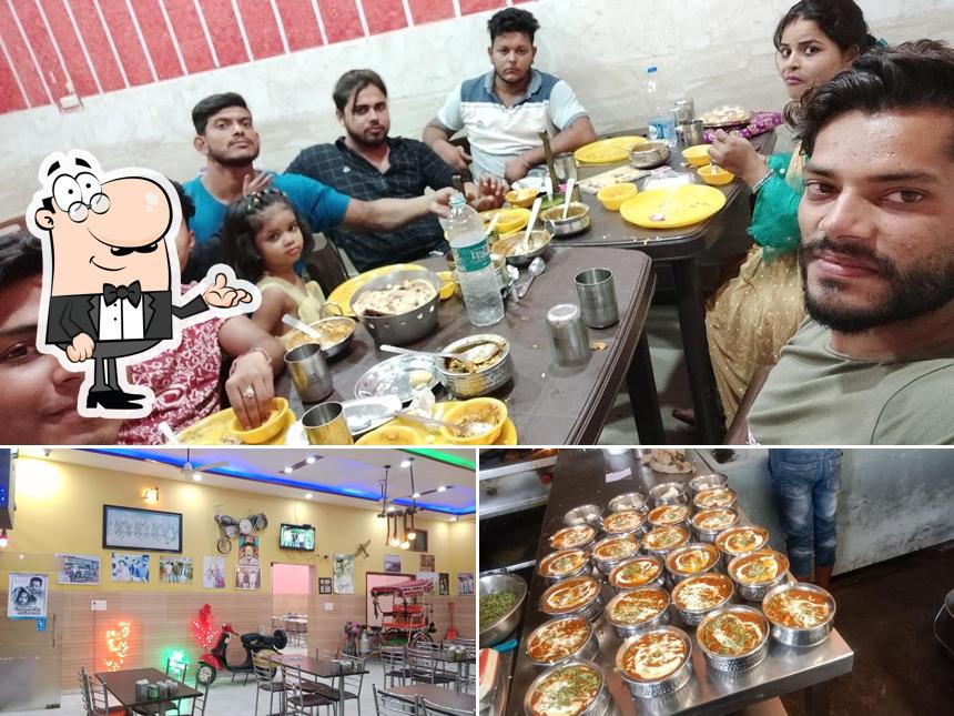 Among different things one can find interior and food at Pradhan Dhaba - Pure Vegetarian