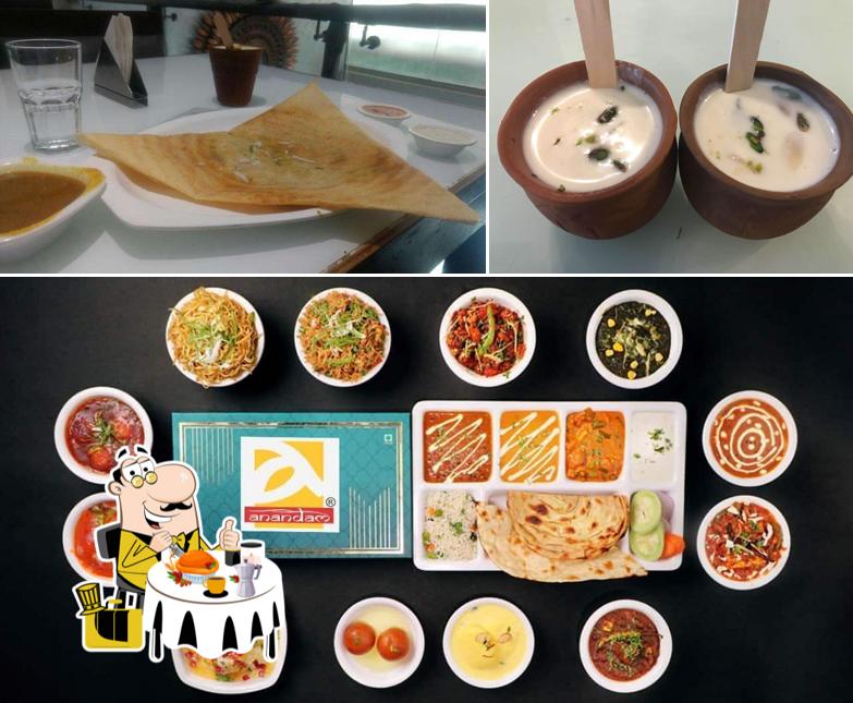 The photo of food and interior at Anandam Express