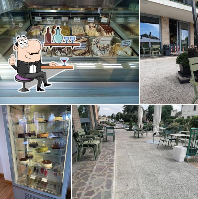 Gli interni di Gelateria Polin