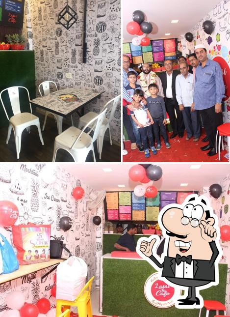 Check out how Lassi n Cafe Azampura looks inside