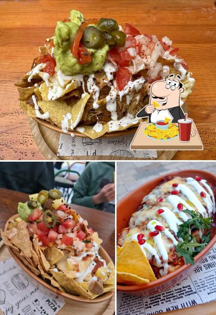 Nachos al Sanctuary Restaurant&Cantina