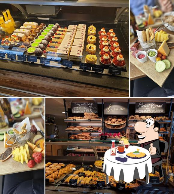 Piatto di formaggi al Bäckerei Konditorei Confiserie Café Haueter AG