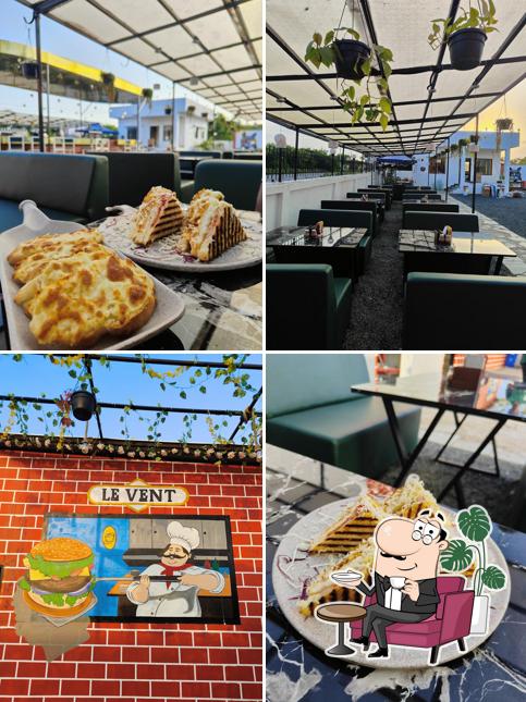 The interior of Le Vent Restro & Cafe