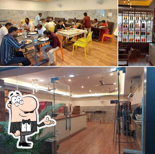 The interior of Sri Venkataramana Restaurant And Bar