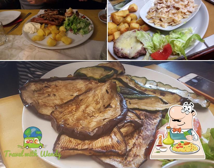 Platti al Osteria del Palio