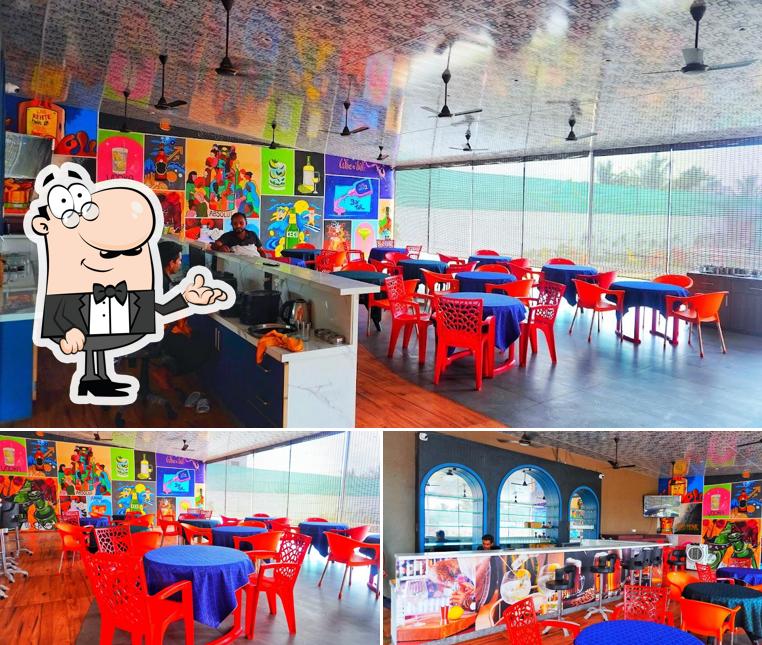 The interior of Hotel Rangila Punjab Family Restaurant