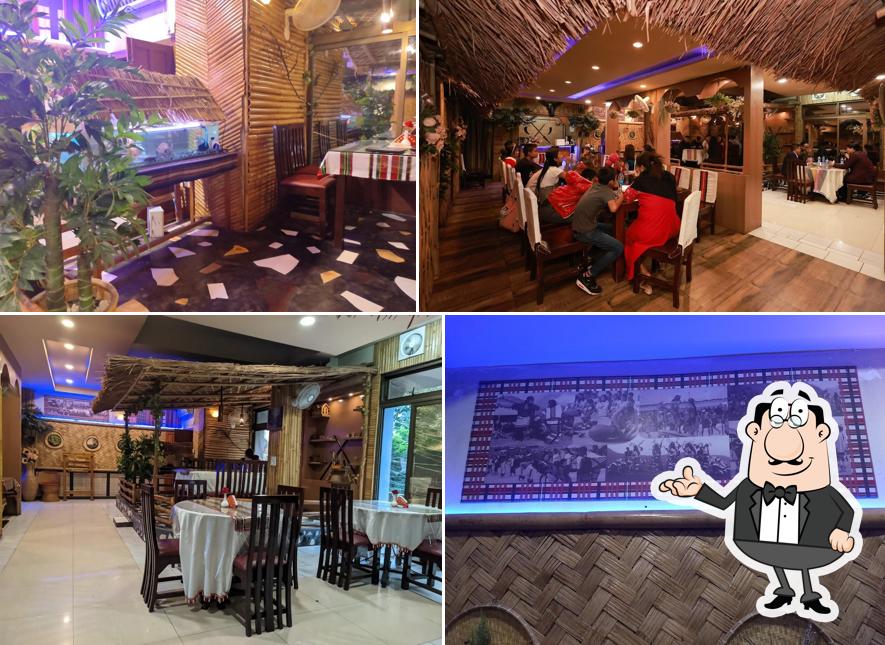 Take a seat at one of the tables at Red Pepper