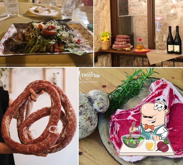 Insalata di barbabietole al ARROSTERIA di Macelleria in piazza