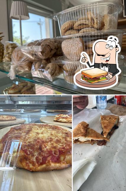 Toast al formaggio al Panificio Bakery food