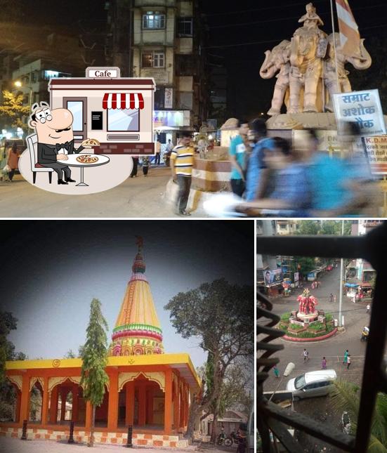 The exterior of Samrat Hotel