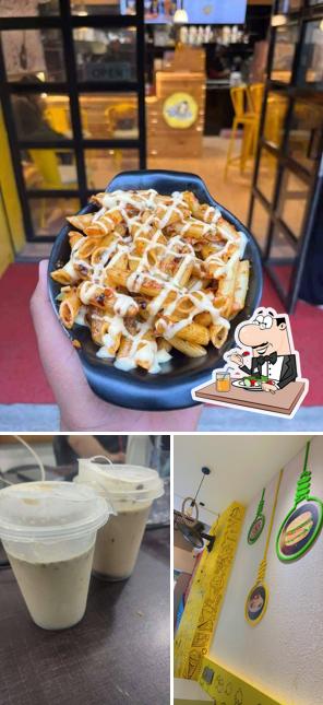 Food at Cheesy Crazy Cafe