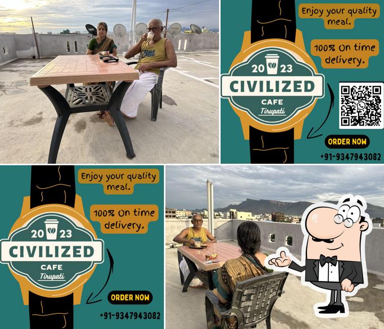 The interior of Civilized Cafe