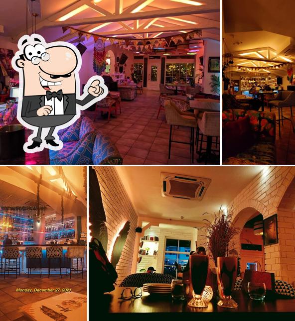 The interior of BohoBar