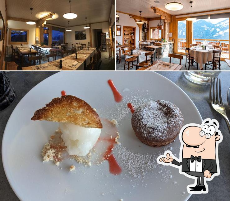Gli interni di Café des Alpes Gryon