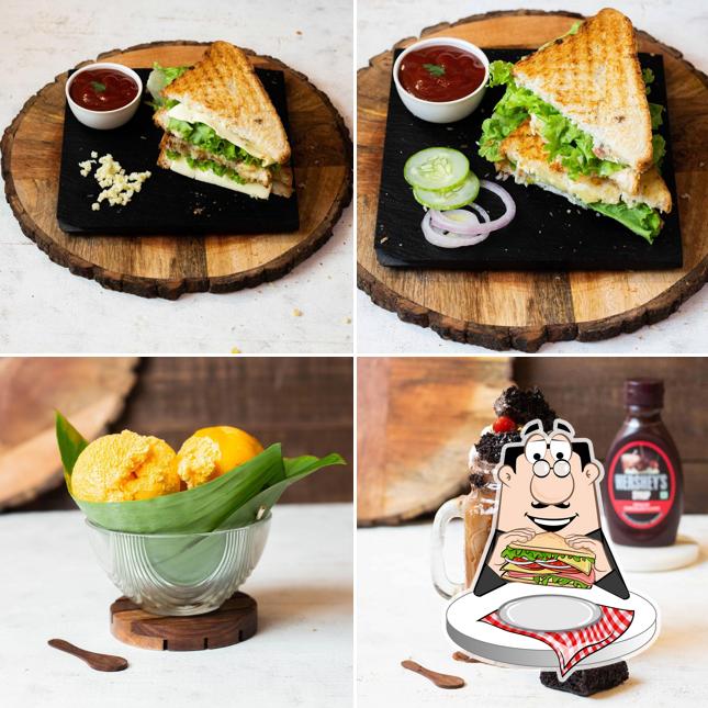 Club sandwich at The Lassi Corner Jalpaiguri
