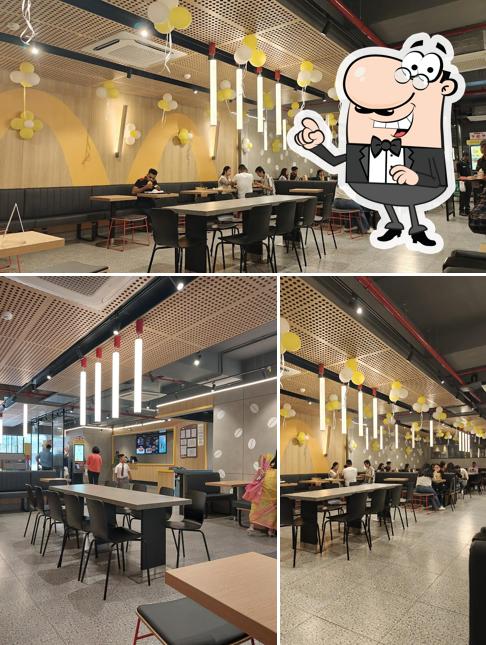 The interior of McDonald’s