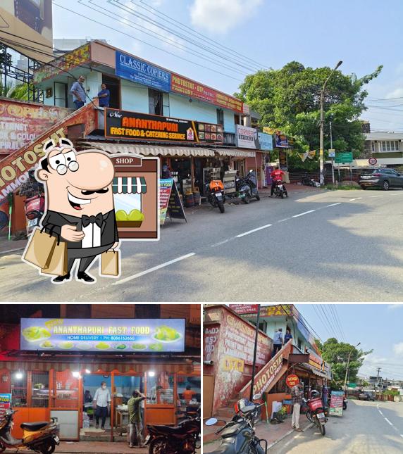 Check out how New Ananthapuri Restaurant and Fast Food looks outside