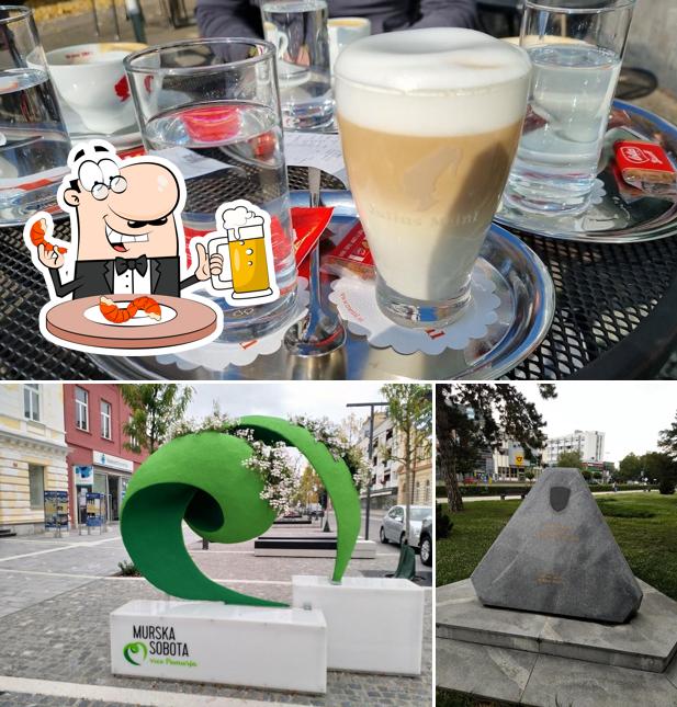 Puoi goderti un rinfrescante bicchiere di birra chiara o scura