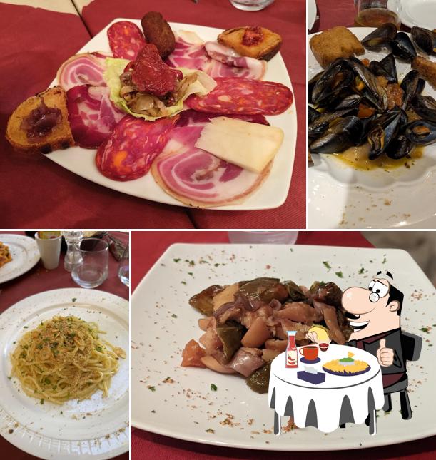 Piatto di formaggi al La Pentola d'oro