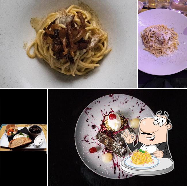 Spaghetti alla carbonara al Polpette & Pampero