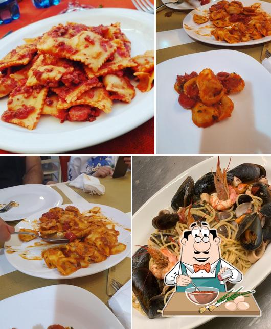 Ravioli al Ristorante Black Lake