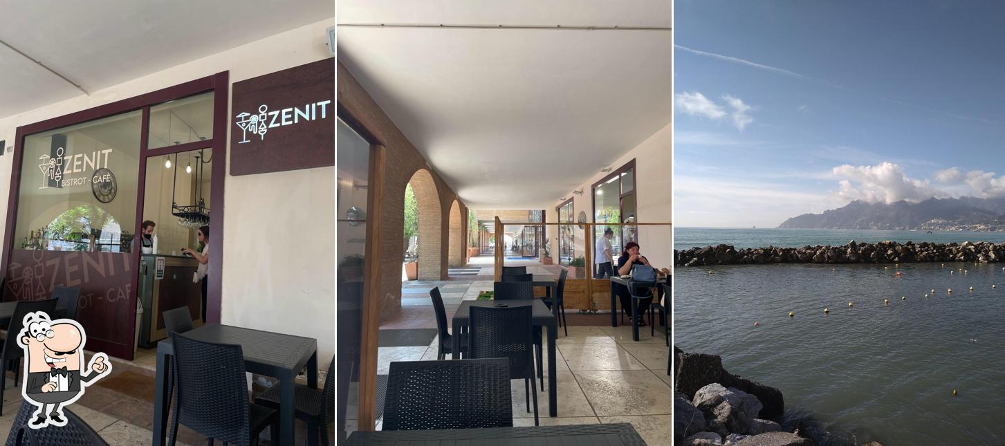 Gli interni di Zenit Bistrot-cafè