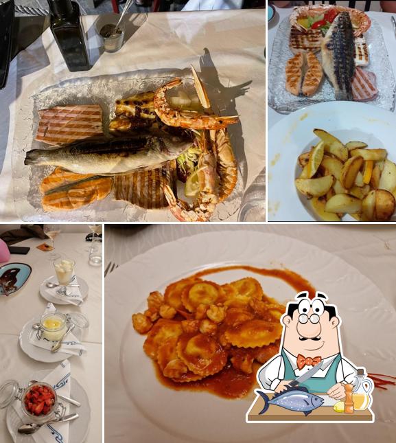 Salmone grigliato al Ristorante Il Corallo