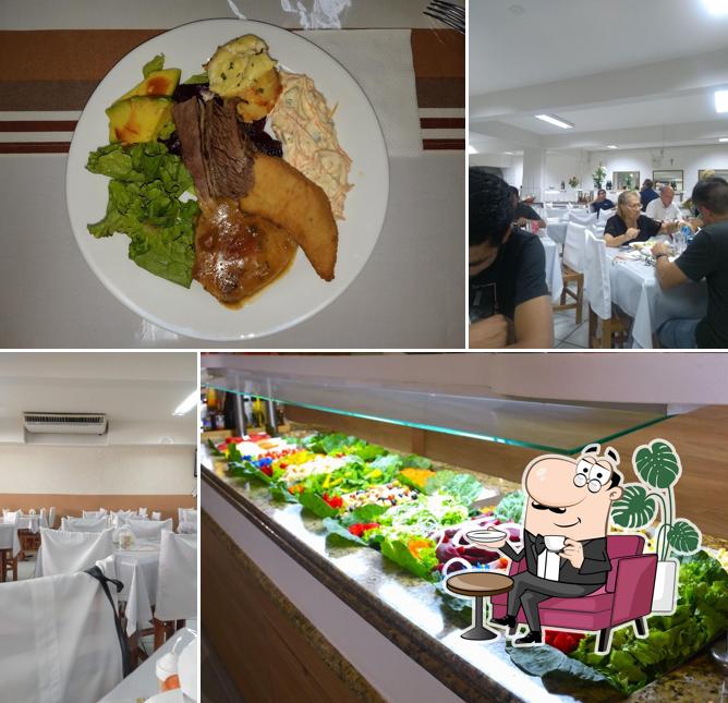 O interior do Mega Restaurante