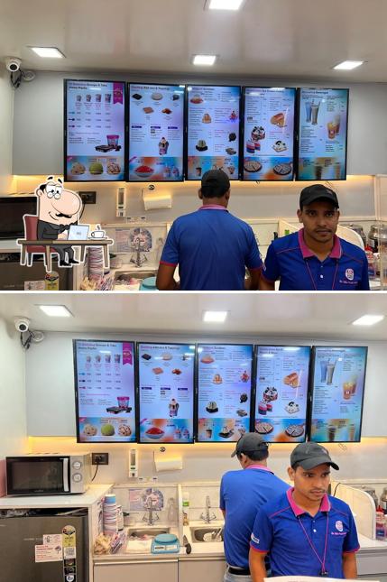 Check out how Baskin Robbins looks inside