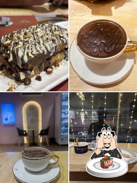 Chocolate cake at Dumont Creamery