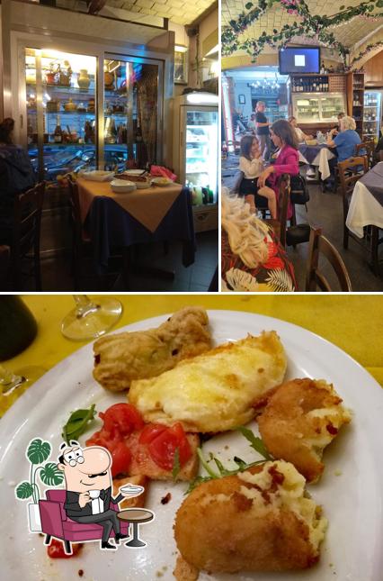 Dai un’occhiata alla immagine che presenta la interni e cibo di L'Angolo del Paradiso