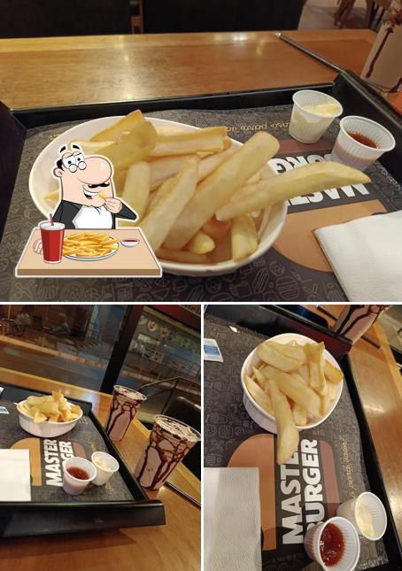 Batata frita em Master Burguer