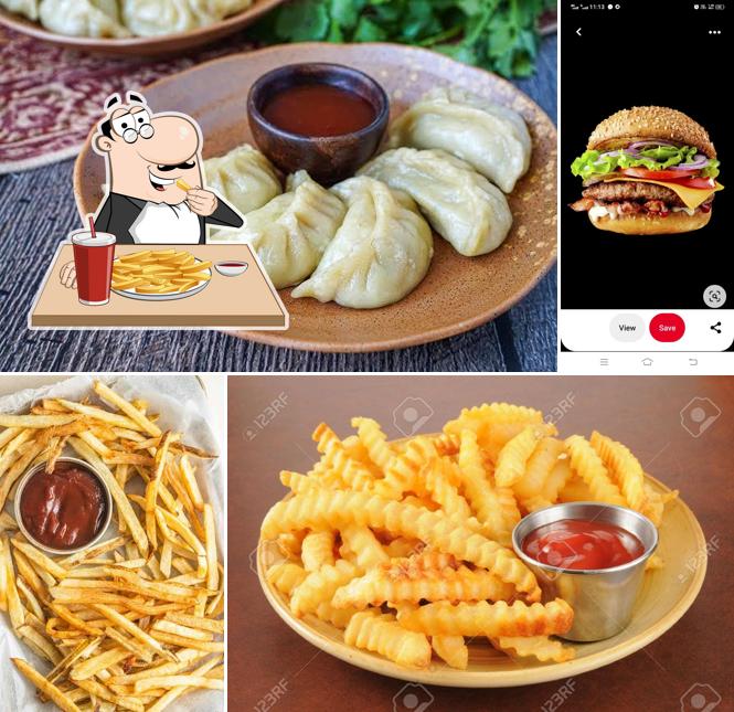 French fries at Praveen food truck