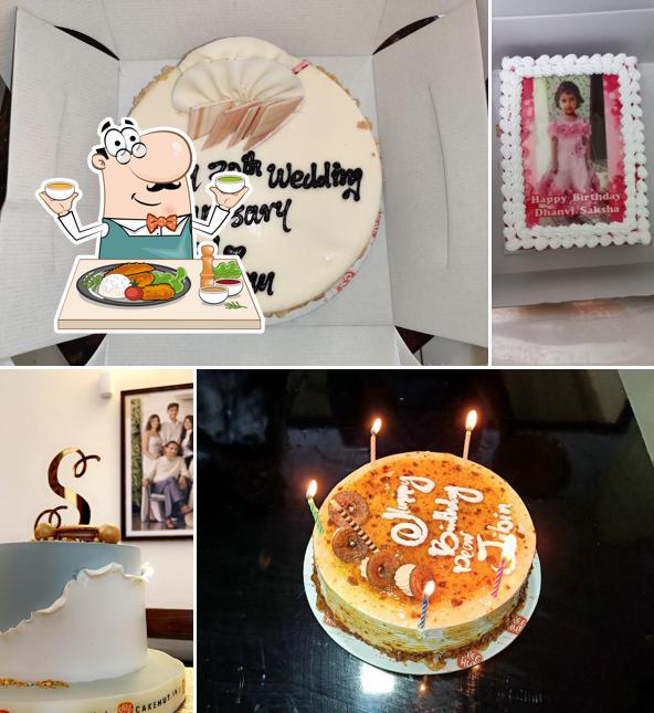 Food at Cake Hut petta