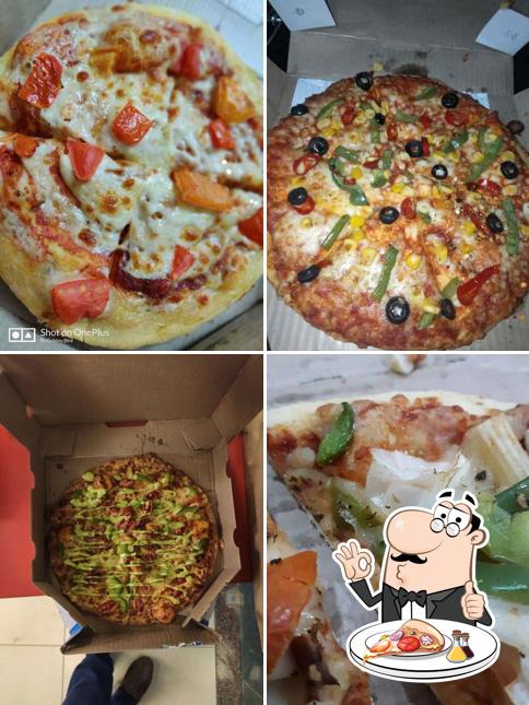 At Domino's Pizza, you can try pizza