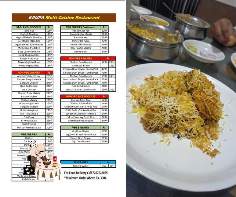 Food at KRUPA MULTI CUISINE RESTAURANT