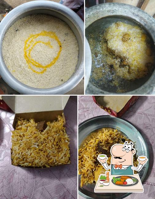 Food at Lazeez Beef Biryani
