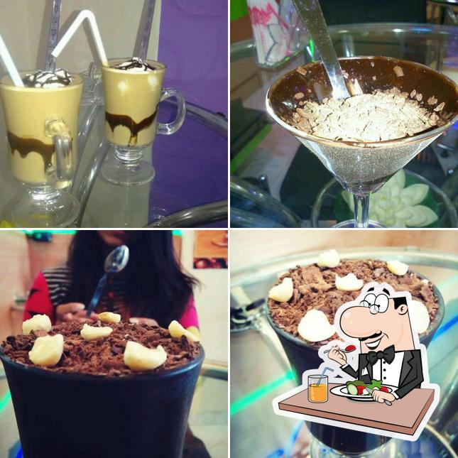 Chocolate mousse at Meridian Icecream and Coffee Parlour