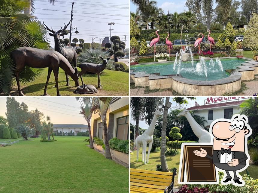 The outside area is an important feature of Moolchand Resorts