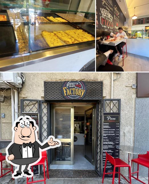 Dai un'occhiata agli interni di Pizza Factory