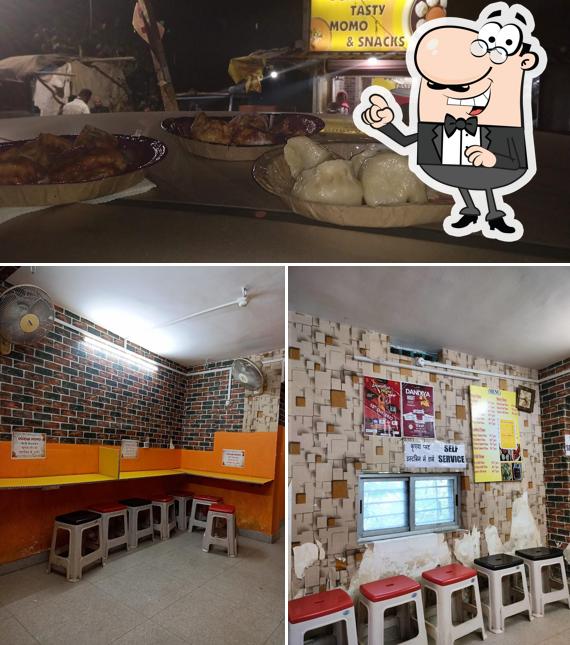 Take a look at the photo showing interior and food at DURGA TASTY MOMO