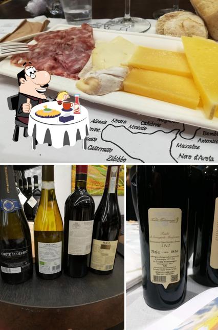 Piatto di formaggi al Enoteca Vitis Vinifera Cagliari