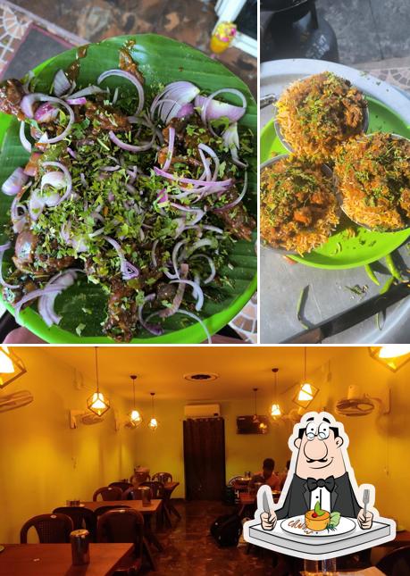 The photo of food and interior at Hotel KADAPA RED CHILLIES A/C