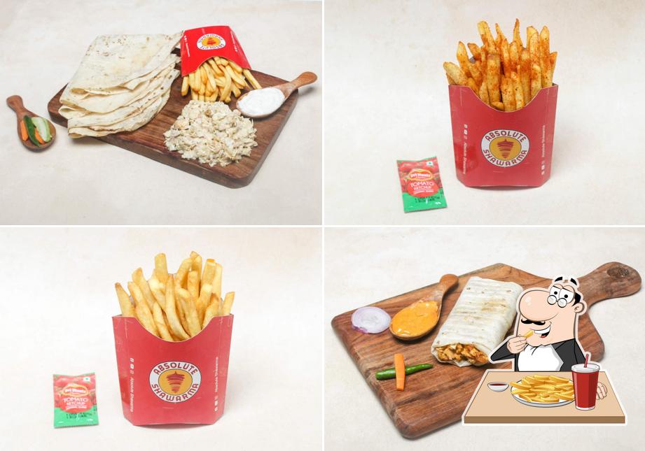 French fries at Absolute Shawarma